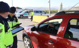 Mersin’de bu ay 597 araç trafikten men edildi